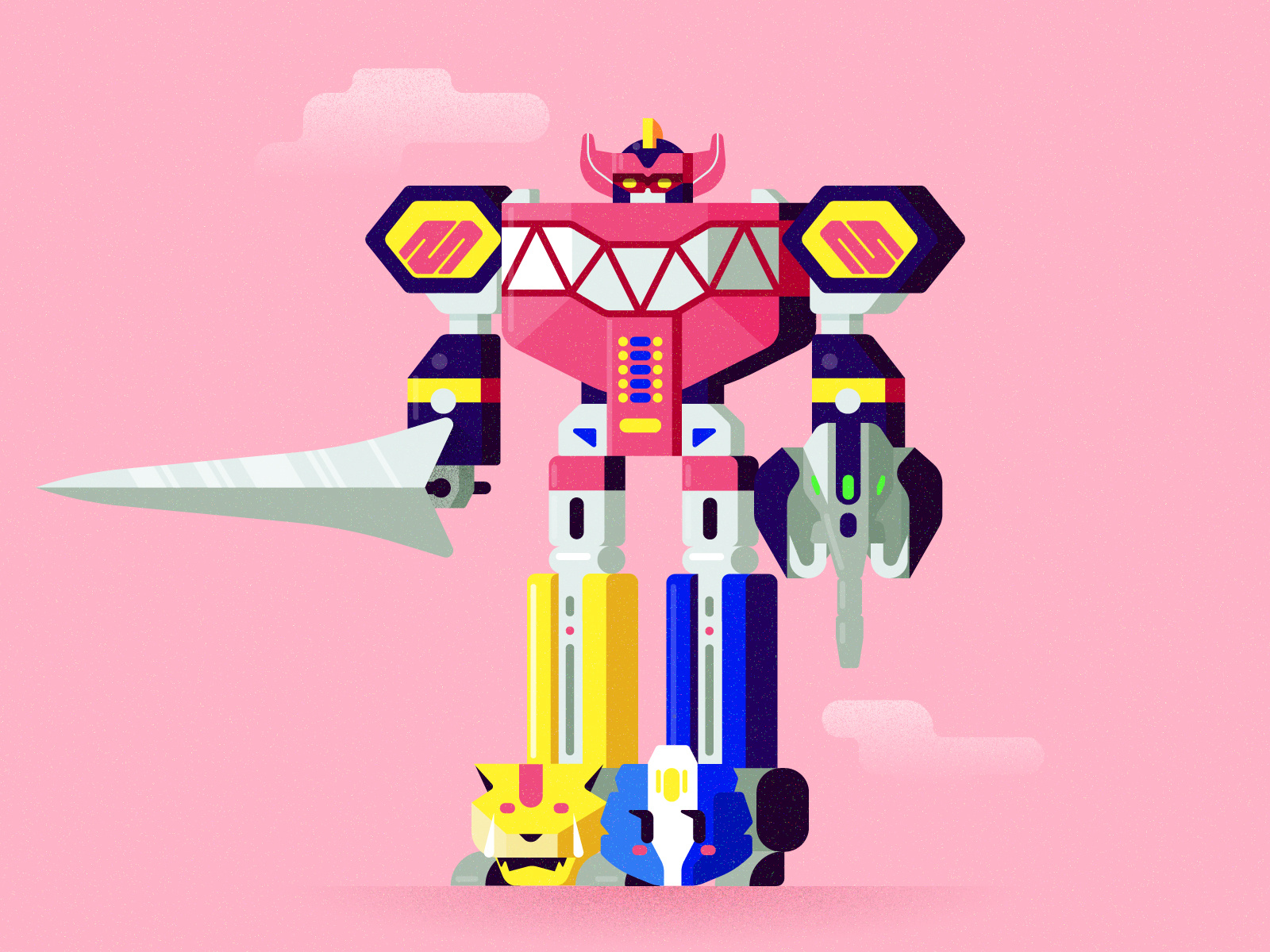 Megazord by Jota! on Dribbble