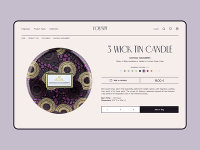 Candles Shop Concept