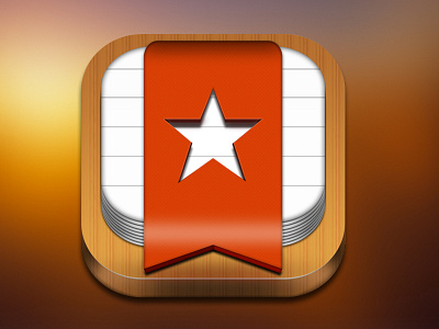 Wunderlist App Icon app app design design graphic design icon icon design illustrator ios ipad iphone iphone app macbook photoshop star wunderlist