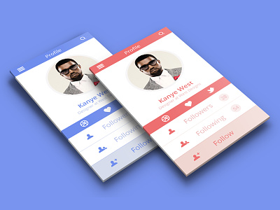 Profile App Design