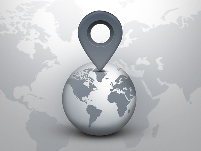 Places App illustration app app design check in design earth graphic graphic design illustration location places pointer world