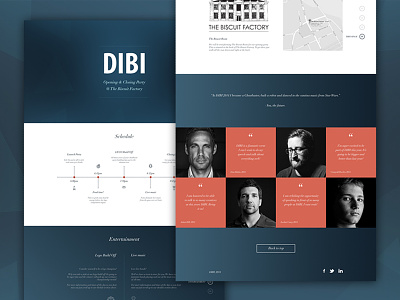DIBI Conference Re-Design clean conference design dibi graphic design interface interface design minimal ui ux web web design