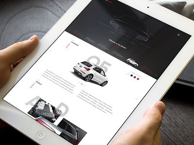Audi - A new experience audi car design e commerce ipad layout typography ui ux web web design website