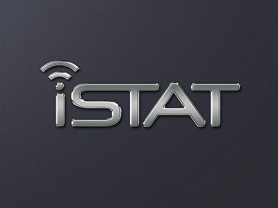 iStat Logo branding design graphic design graphicdesign graphics illustrator logo logo design logodesign photoshop