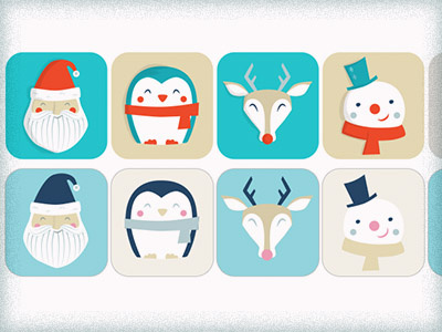 Christmas project WIP character christmas deer holiday penguin santa snowman