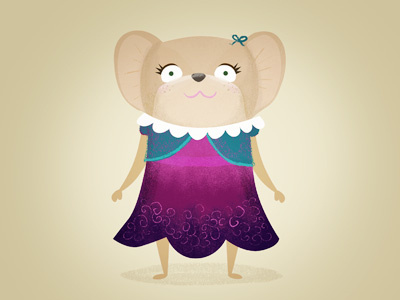 Ms. Mouse - Exploration WIP character illustration mouse wip