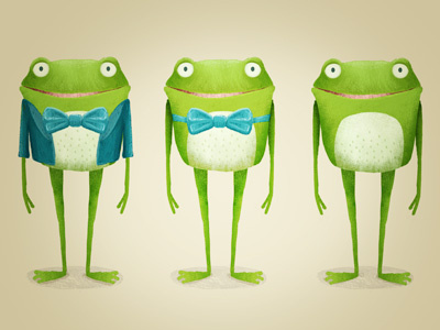 Mr. Frog — Exploration WIP character frog illustration wip