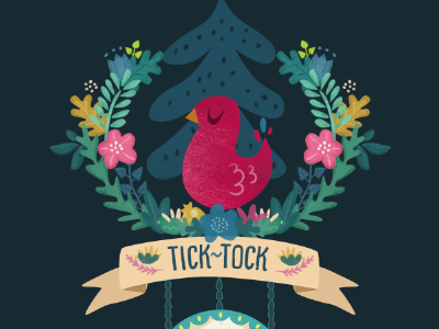 cuckoo clock WIP cuckoo clock illustration wip