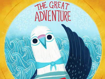 The Great Adventure book cover bird book character design development illustration kidlit wip