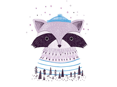 Creature Series Character 7: Raccoon character design development illustration kidlit raccoon wip