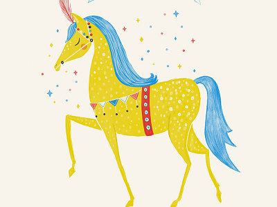 Circus Horse 100days circus horse illustration tricks