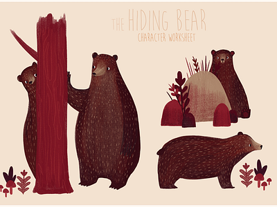 Bear character sketches