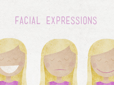 Facial Expressions character charity illustration