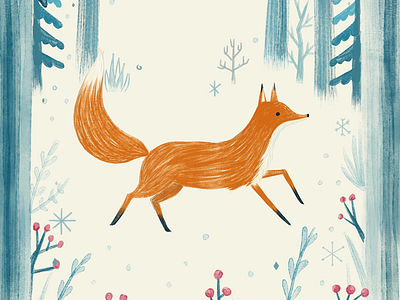Wintery and foxy