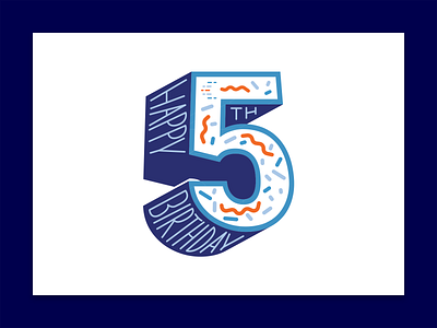 Happy 5th birthday to Confluent! 5 birthday branding confluent confluentdesignteam design five flat flat design graphic design illustration typography vector