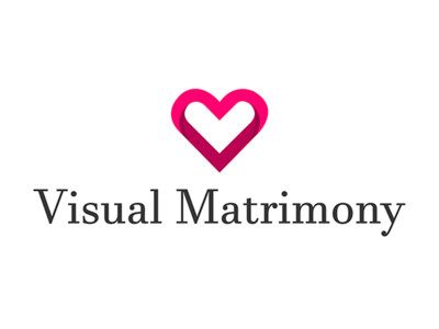 Visual Matrimony branding design icon logo matrimony