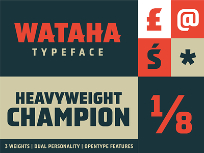 WATAHA Typeface