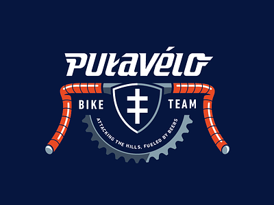 Pułavelo bicycle bike club cycling handlebars road shield velo