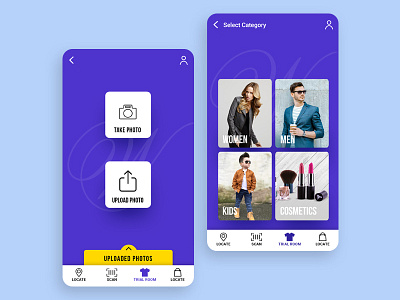 Design exploration for Shopping App app apparel designtrends shirts shopping ui