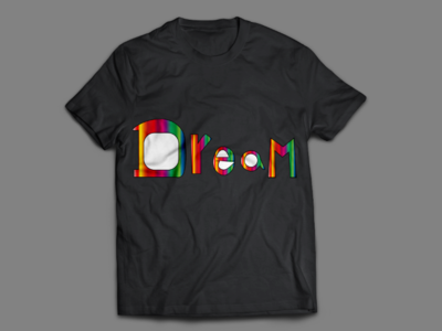 T-shirt Design art black design dream shirt