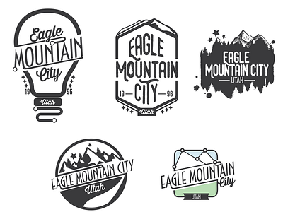 Eagle Mountain City Logo concepts branding design graphic design logo