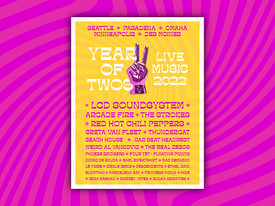 Live Music 2022 live music music music festival poster