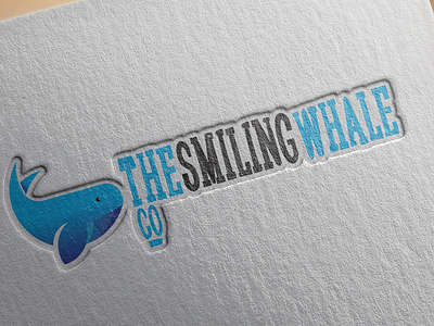 The smiling whale co logo letterhead