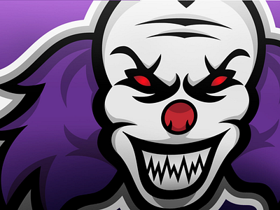 Scary Clown Mascot Logo Project: Killa Clown Industries