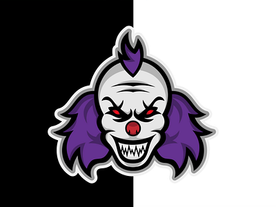 Scary Clown Mascot Logo Project: Killa Clown Industries appareldesign branding clown clownlogo design esportlogo icon illustration logo logodesigner mascotlogo photoshop scaryclown teamlogo typography vector