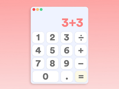 Calculator app clean daily dailyui dailyui 004 dailyui004 design flat icons interface design pink ui website