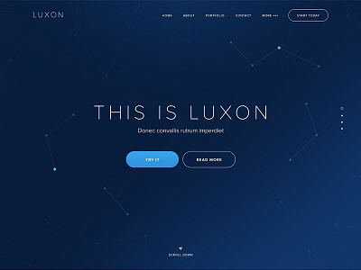 Luxon — Slide First luxon slide ui web web design