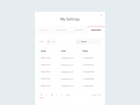 Settings Popup by Artem Mashirov on Dribbble