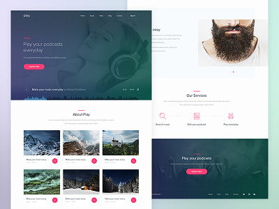 Play — Podcast Landing Page