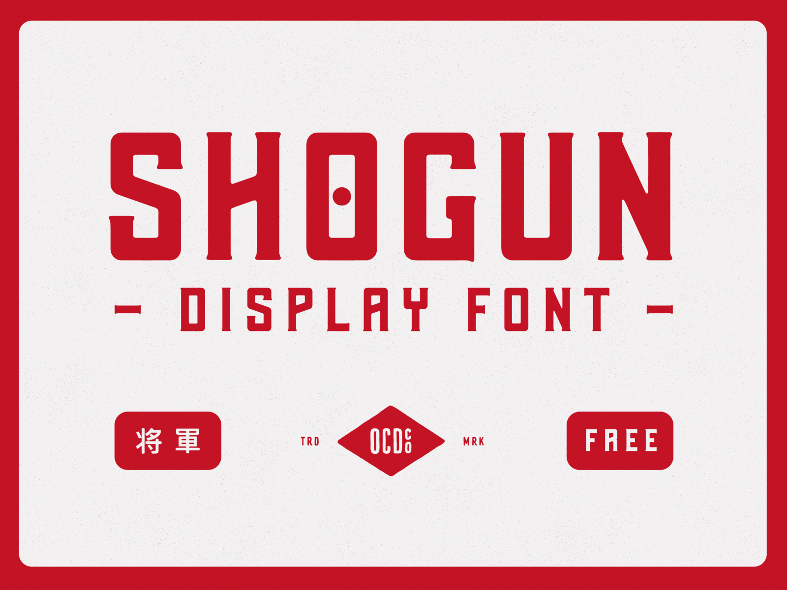 Shogun - (Free) Display Font by Phil MacIsaac on Dribbble