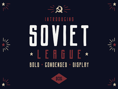 New Font - Soviet League