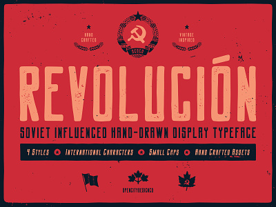 New typeface - Revolucion