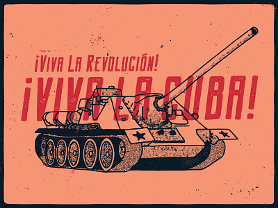 Viva la Cuba branding brutalist cuba cubano design font family free graffiti art grunge texture hand drawn illustration logo poster art revolution soviet tank texture typography vector vintage