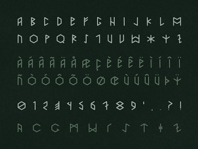 Free Font Friday Myrkvior By Phil Macisaac On Dribbble