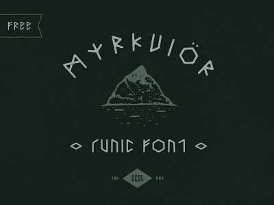 Free font Friday - Myrkvior