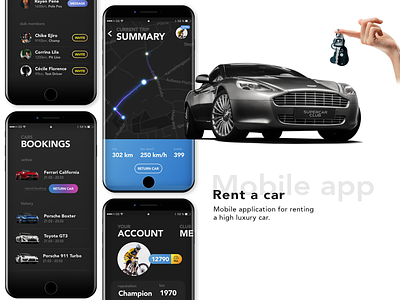 Rent a Car carapp conceptapp djuric ios app marko mobileapp rent a car rental uimobile uxmobile