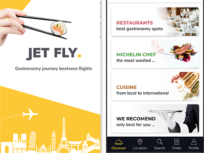 JET Fly - food app