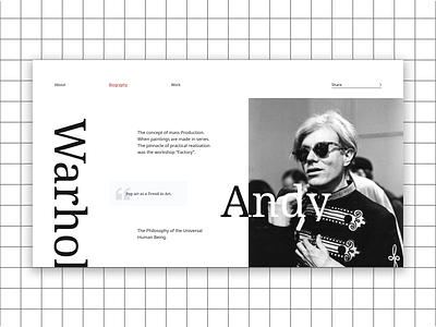 Biography Page | Article | Andy Warhol