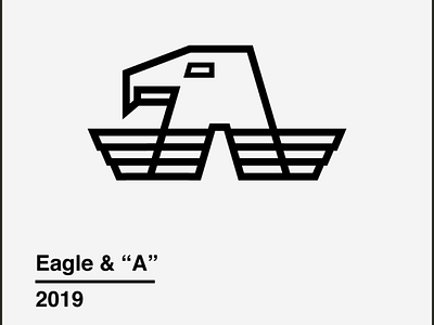 Modernist Eagle brand branding icon icons logo logos mark