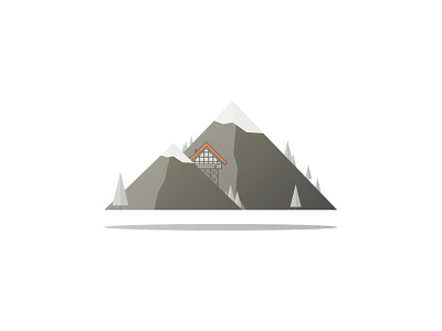 Mountain House design house illustrator mountain
