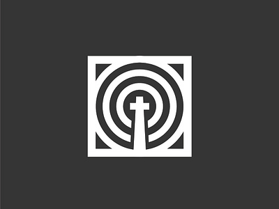 Modern Faith icon logo minimal modern symbol