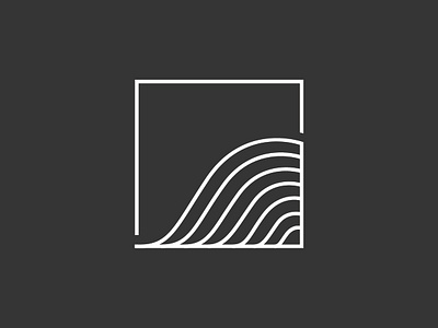 The Serene Side icon logo luxury minimal wave
