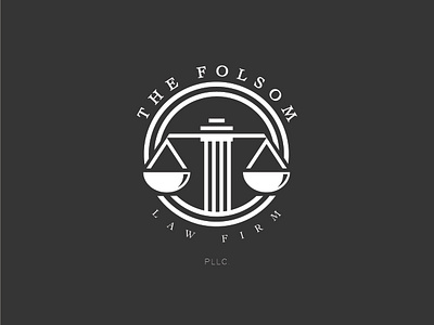 The Folsom Law Firm graphic icon logo minimal