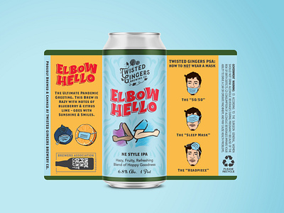 Elbow Hello Beer Design