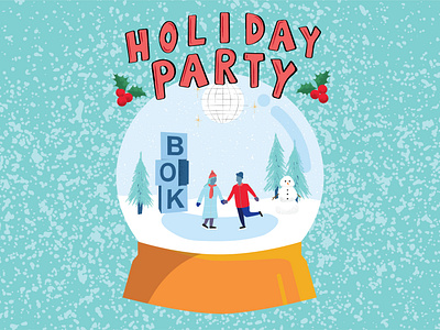 Holiday Party Illustration