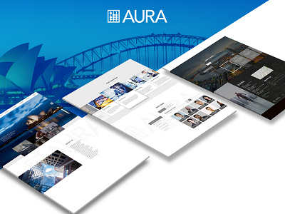 AURA | Design A Website by Yeswebdesignstudio design illustration ui vector web website